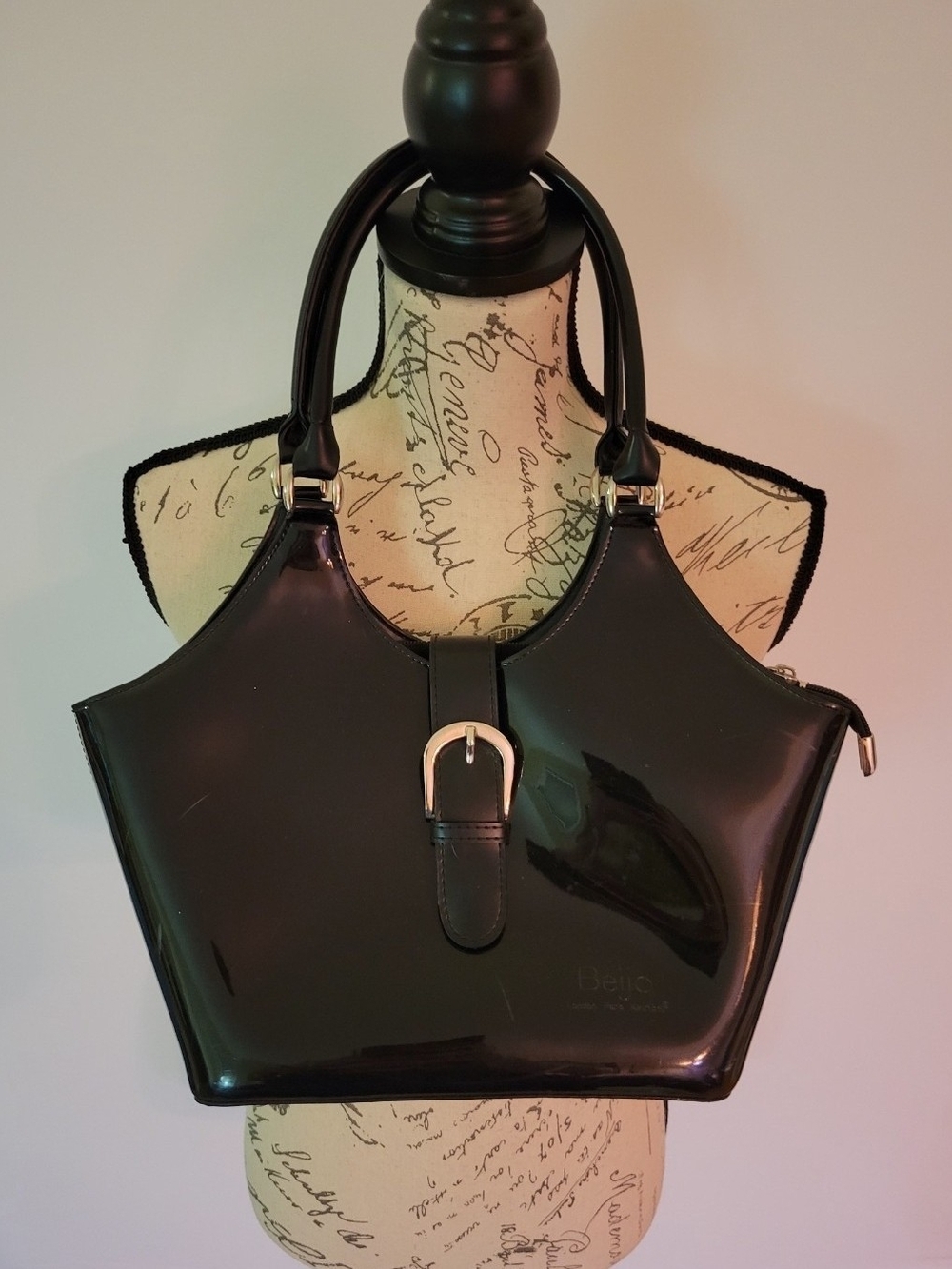 Beijo Black Y2K Shoulder Bag